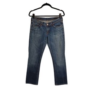 CITIZENS OF HUMANITY Ingrid #002 Stretch Low Waist Flare Medium Blue Jeans 29